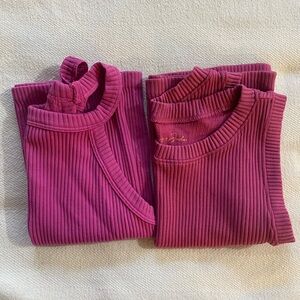 Pink tanks